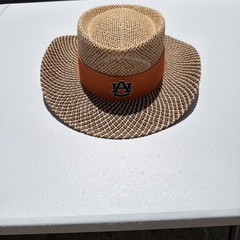New Ahead Fine Hats Auburn Tigers Headgear Straw Golf Hat M/L Brand New