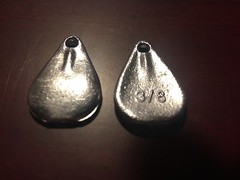 2 Pounds (86) of 3/8oz No Snag Sinker