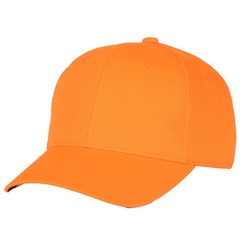 Blaze Orange Men’s Structured Curved Brim Adjustable Hunting Canvas Hats Hat Cap