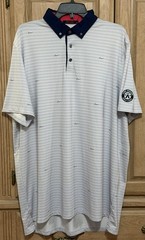 Greyson Clothiers Mens Golf Polo Shirt Size XL Wind & Water Symbol Geometric