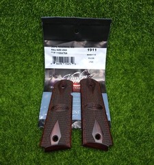 Kimber 1911 Double Diamond Full Size Grips, Commander Rosewood, Logo – 1100475A