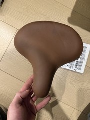 Kent Bayside Brown Synthetic Cruiser Bike Saddle for Comfort & Cruiser Bikes