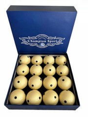 Champion 2-1/4″ Billiard Practice Training Pool Cue Ball16 balls box, five color