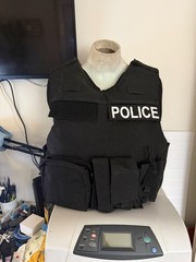 Body Armor Vest with Plates Level II 08/ 2017