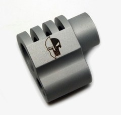 1911 COMMANDER Compensator Spartan / Skull Engraved .45acp SS Satin Finish