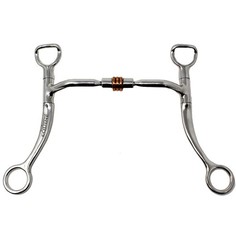 Horse Stainless Steel Western Copper Roller Jointed Mouth Curb Horse Bit 35315v