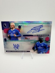 2025-26 Topps Finest Eidur Gudjohnsen Jimmy Floyd Hasselbaink Dual Auto Chelsea