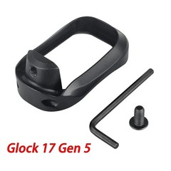 Anodized Aluminum Flared Magwell For Glock 19 Gen 5/Glock 17 Gen 5