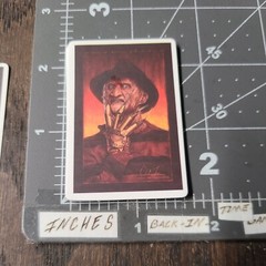 Small Freddy Krueger Pose Adult Humor Laptop Sticker For Guitar Phone Mat78