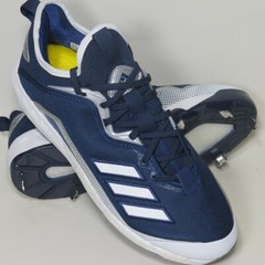 Adidas Icon 6 Low Metal Baseball Cleats BOOST Navy Blue FV9343 Men Size 9 NEW