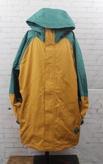 Bonfire Barlow Snowboard Jacket, Men’s Large, Camel Brown / Emerald Green New