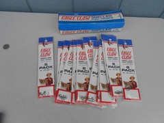 16 New Unopened Pkgs Eagle Claw Snelled Fish Hooks No 139 Size 6 Total 96 Hooks