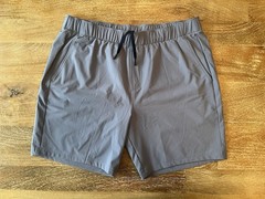 Rhoback Everyday Shorts XXL Gray Logo Stretch Golf Outdoor Moisture Wicking EUC