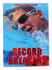 1996 INTREPID Olympic Games «RECORD BREAKERS» Chase Card: DUNCAN ARMSTRONG R8