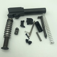 For GLOCK 43 SLIDE PARTS KIT STAINLESS RECOIL & BARREL FLUSH CUT G43 GEN1-3 UPK