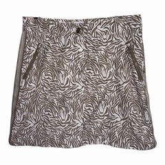 Daily Sports Skort Golf Khaki White Pattern Size 4