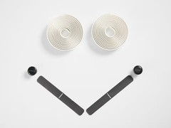 Bontrager Double Gel Cork Handlebar Tape Set, White