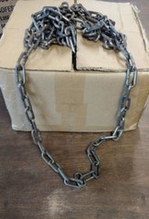 100′ OF PREMIUM HIGH GRADE #2 CHAIN STRAIGHT LINK CHAIN TRAPPING SUPER STRONG