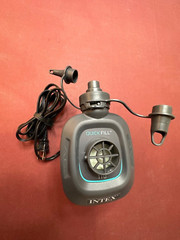 Quick Fill Electric Pump 110-120V AC Inflates & Deflates Intex Include 3 Nozzles