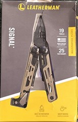 Leatherman Signal Multi-Tool Coyote Tan and Black.. 19 Tools BRAND NEW IN BOX