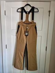 Mackage Corina Ski Pants Overalls Brown Camel Women’s Size Small