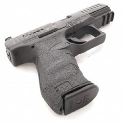 Talon Grip for Walther Arms PPQ for M1 and M2 (9mm/.40)Black Rubber – 602R