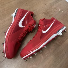 Nike Air Max MVP Elite Baseball Cleats Shoes Mens 16 Red White 524957-610 Metal