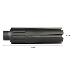 4.5″ Extra Long Linear Compensator Muzzle Brake 1/2×28 TPI for 9mm