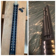 ROCK ISLAND PF14 Heat Shield Single BRACKET Shotgun 12GA CUSTOM ROUGH MOD PF-14