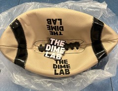 THE DIME LAB Dime Lab Football Game Ball – Size 9 – Beige – Brand New!