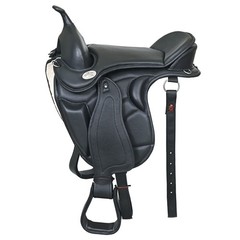 15 In Horse English Treeless Saddle Hilason Endurance Trail Leather