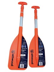 Lot Of 2 Attwood Emergency Telescoping Paddles, Orange