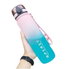 Water Bottle 0.5L 0.6l 1L Leakproof BPA Free Gym Sport Fitness Travel Drinking