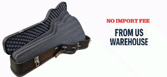Discreet Concealment Guitar Rifle Case, LEATHER LIKE EXTERIOR is EASY TO CLEAN