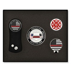 Pinmart’s Thin Red Line 6-PC Golf Gift Set