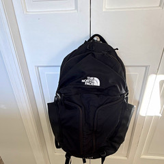 The North Face Surge Black Backpack Zip Closure Unisex Adults Hiking
