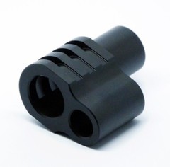 1911 Full-Size Compensator Brake w/ SIDE SLOTS .45acp SS Black Nitride Finish