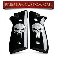 SK Customs Signature Taurus PT-92 Grips – Punisher Edition – Premium Luxury Gift
