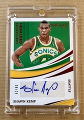 2020-21 NBA Immaculate Shawn Kemp #HSSKE 🔥 Heralded Signatures Red /25