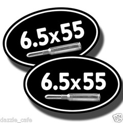 6.5 x 55 Ammo Can Stickers – 2 Pack – for labeling your Ammo can or bucket