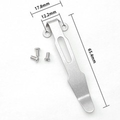 Stainless Steel Waist Pocket Clip Practical Outdoor EDC Tool Accessory