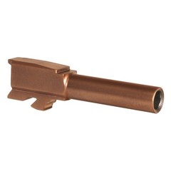 Glock 43 Gen 4-5 Compatible PVD Copper Crowned Barrel