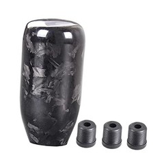 Sakali Carbon Fiber Shift Knob with Irregular Arrangement of Carbon Tall