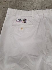 Polo Golf Ralph Lauren Mens 35 Khaki Chino Shorts Cotton Twill US Open 2018