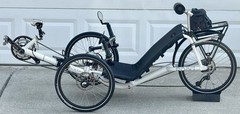 Pristine Catrike Road Recumbent Trike, Arctic White, Rigid Frame, USA, 2016