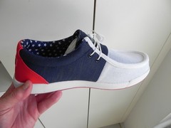Men’s SKONI Golf Shoes RED, White BLUE size 12 Brand New Comfort Shoes