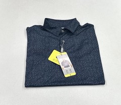 Greg Norman Men’s ML75 Short Sleeve 3 Buttons Shirt, Navy, Size S