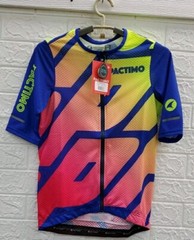 New PACTIMO Summit Aero Mesh Layered Bayside Jersey Multicolor Size Medium