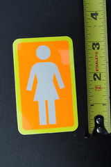 GIRL Chocolate Skateboards Orange Yellow Original Z59B Skateboarding STICKER
