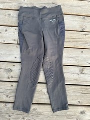 TuffRider Ladies Minerva EquiCool Knee Patch Tights Breeches Large